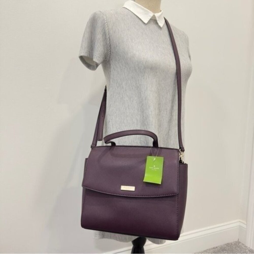 Kate Spade Alisanne Laurel Way Satchel Bag in Mahogany
